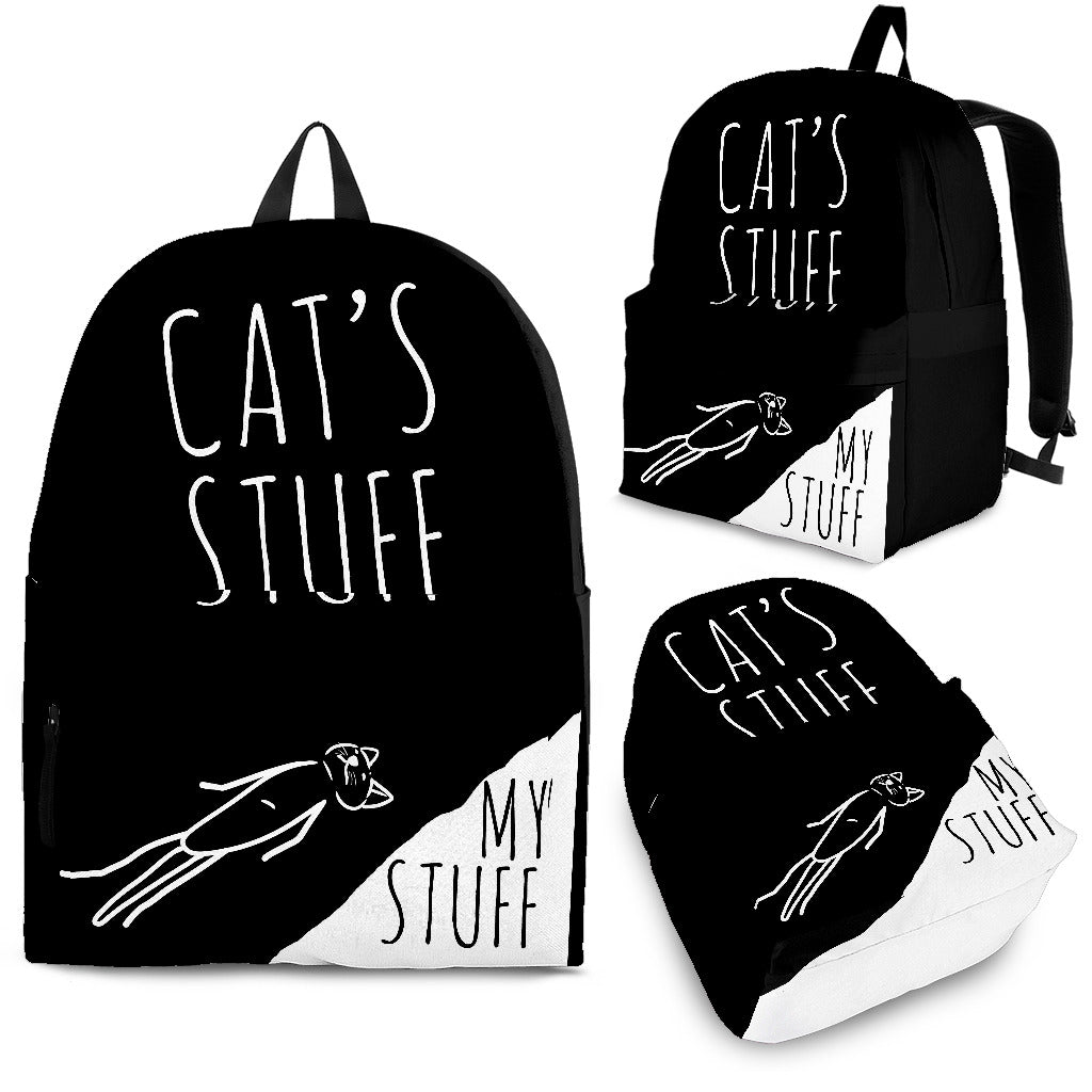 Backpack - Cat's Stuff | My Stuff - Black