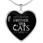 Mother Of Cats - Heart - Luxury - Necklace