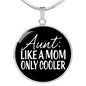 Cool Aunt - Circle - Luxury - Necklace