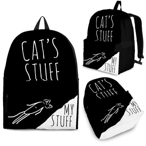 Backpack - Cat's Stuff | My Stuff - Black