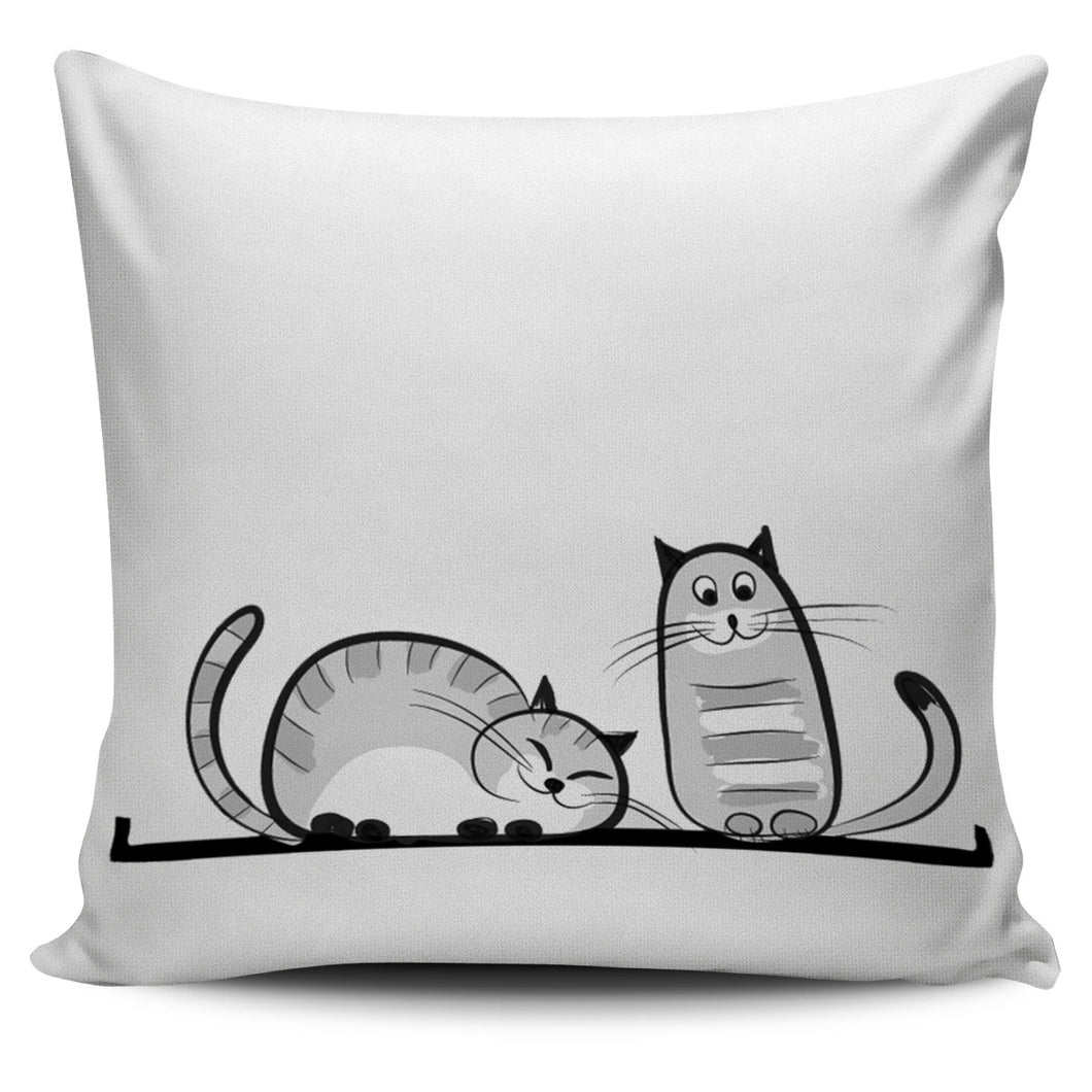 Funny Cat XIII Pillow Cover