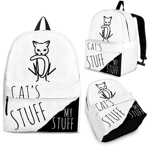 Backpack - Cat's Stuff | My Stuff 2 - White
