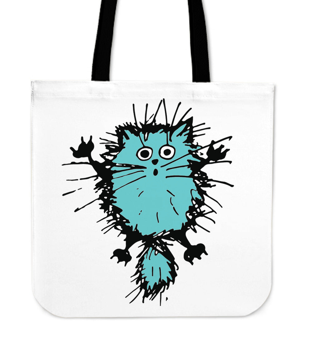 Fuzzy Cat IV Cloth Tote Bag
