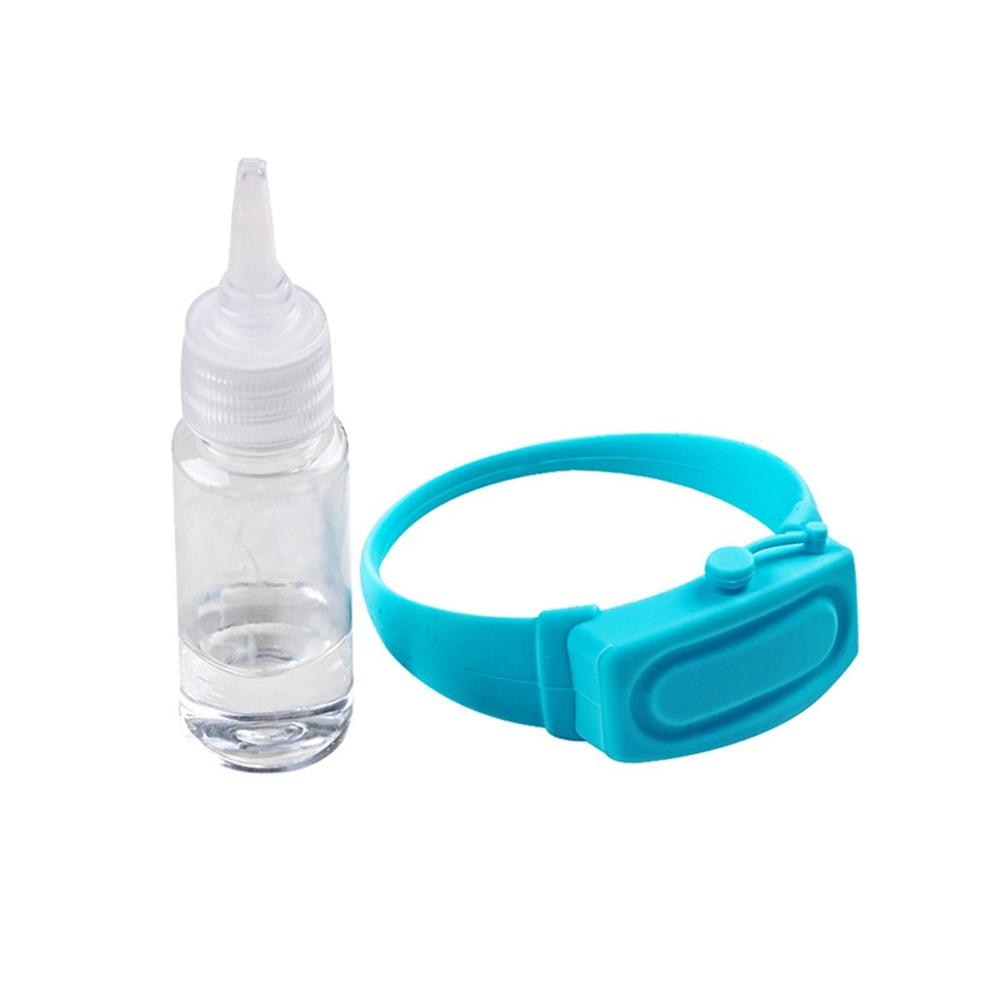 Silicone Bracelet Wristband Hand Dispenser - Wearable Hand Sanitizer