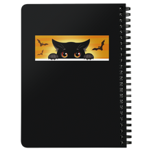 Spiral Notebook - Halloween Black Cat