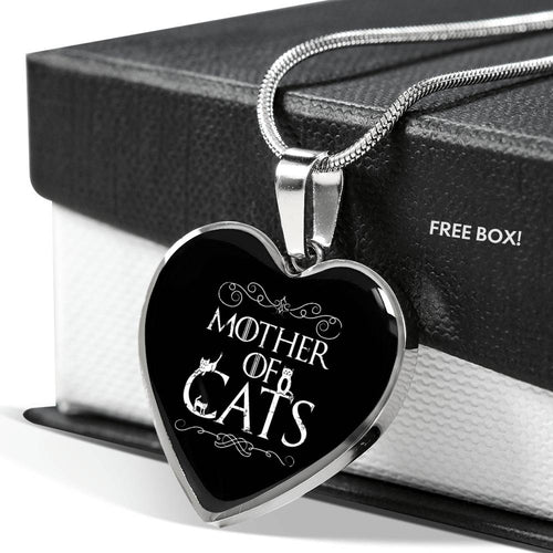 Mother Of Cats - Heart - Luxury - Necklace