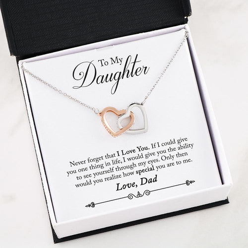 Interlocking Hearts - Dad To Daughter -  Never Forget... [EXCLUSIVE]