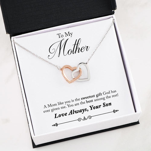 Interlocking Hearts - Son To Mom - Best Mom...[EXCLUSIVE]