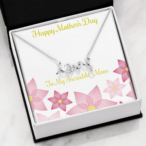 Scripted Love Necklace - Happy Mother's Day