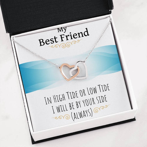 Necklace - Interlocking Hearts - Best Friend