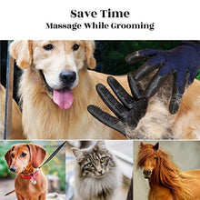 Grooming Glove - Soft Rubber Pet Hair Remover For Dogs