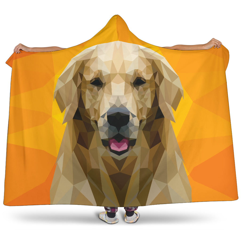 Labrador Retrievers Modern Art Hooded Blanket