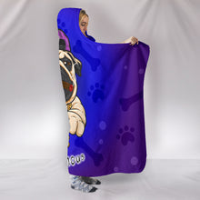 Pug Famous Hooded Blanket