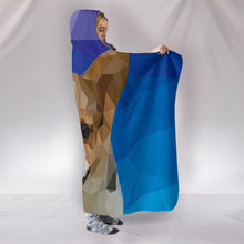 Corgi Dog Modern Art Hooded Blanket for Lovers of Corgis