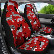 Dogs -  Red Car Seat Covers